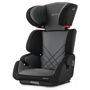 Silla de coche de los Grupos 2 y 3 Recaro Milano Seatfix 2018 Carbon Black + Espejo Retrovisor