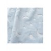 Manta Grabada Luna Estrellas Interbaby Azul 80 x 110 cm