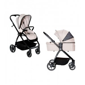 COCHECITO ASALVO DUO RODAS BEIGE