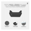 SILLA DE COCHE ASALVO BOOSTER 125-150 CM COREFIX GREY