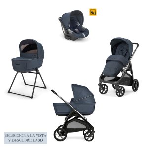 Cochecito Inglesina Aptica 2025 System Quattro Darwin Resort Blue