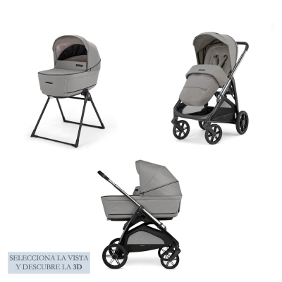 Cochecito Inglesina Aptica System Duo 2025 Platinum Grey