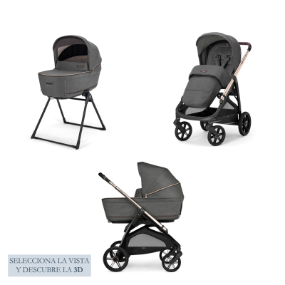 Cochecito Inglesina Aptica System Duo 2025 Velvet Grey