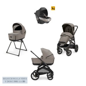 Cochecito Inglesina Trio Aptica XT System Quattro Darwin 2025 Tundra Beige