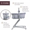 Minicuna Multifunción Chicco Baby Hug Pro 5 en 1 Earl Grey