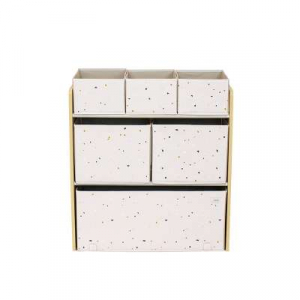 Mueble con cajas Rosa con motas