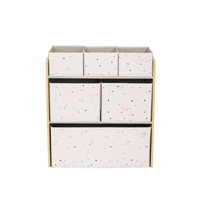 Mueble con cajas Rosa con motas