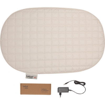 BBJ Calefactable Bebejou Colchón Cambiador Beige - Cuadros