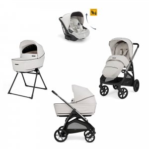 Cochecito Inglesina Aptica 2025 System Quattro Darwin Recline Opal Ivory