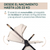 Carrito Trio Bellagio con capazo Flexi y First-Seat Recline Amber Glow