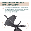 Carrito Trio Bellagio con capazo Flexi y First-Seat Recline Black Satin