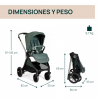 Carrito Trio Bellagio con capazo Flexi y First-Seat Recline Fir Tree