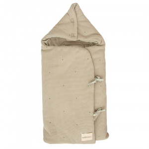 Saco Arrullo con Capucha Bimbidreams Waffle Waf Verde