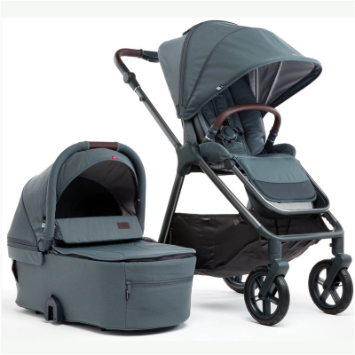 Cochecito Duo Mast M.5x Graphite VOLCANIC ASH (grey green)