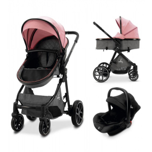 COCHECITO TRIO CONVERTIBLE ASALVO SIDNEY 2 ROSA
