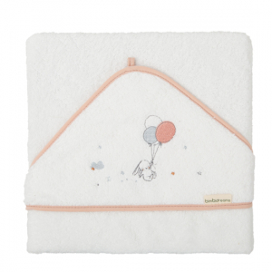 Maxicapa de Baño Bimbidreams Jolie Blanco Rosa