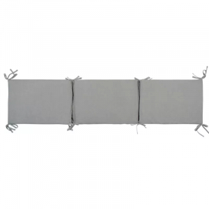 Protector cuna 60x120 cm Bimbidreams Matalese Mat Gris