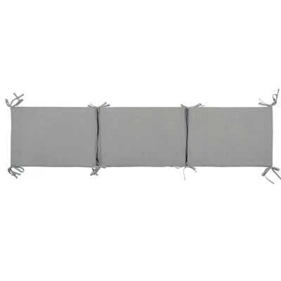 Protector cuna 60x120 cm Bimbidreams Matalese Mat Gris