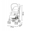 SILLA DE PASEO ASALVO TROTTER PLUS ROSA-NEGRO