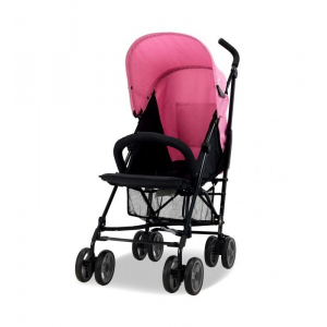 SILLA DE PASEO ASALVO TROTTER PLUS ROSA-NEGRO
