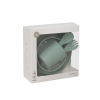 Vajilla 5 Piezas Kikka Boo Platinium Silicona Menta