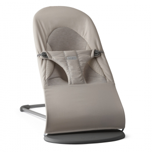 Hamaca Balance Soft BabyBjörn Material: Tejido Woven / Jersey Tri, Color: Gris Arena