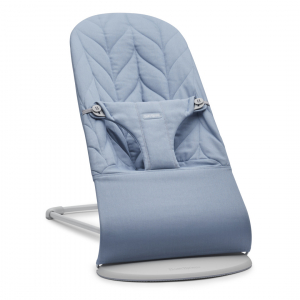 Hamaca Bliss BabyBjörn Material: Tejido Woven / Acolchado Pétalo, Color: Azul