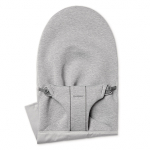 Asiento de Tela para Hamaca Bliss BabyBjörn Material: Tejido 3D Jersey, Color: Blanco/Gris