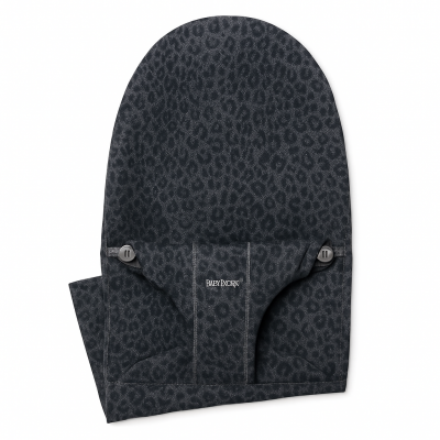 Asiento de Tela para Hamaca Bliss BabyBjörn Material: Tejido Mesh, Color: Antracita/Leopard