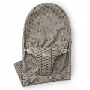 Asiento de Tela para Hamaca Bliss BabyBjörn Material: Tejido Mesh, Color: Gris/Beige