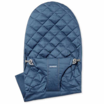 Asiento de Tela para Hamaca Bliss BabyBjörn Material: Tejido Woven / Acolchado Clásico, Color: Azul Medianoche