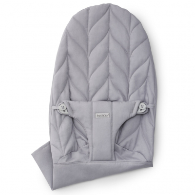 Asiento de Tela para Hamaca Bliss BabyBjörn Material: Tejido Woven / Acolchado Pétalo, Color: Gris Claro