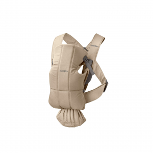 Mochila Porta Bebé Mini BabyBjörn Material: Tejido Woven, Color: Beige