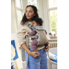 Mochila Porta Bebé Harmony BabyBjörn Material: Tejido Mesh, Color: Gris Beige
