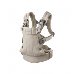 Mochila Porta Bebé Harmony BabyBjörn Material: Woven / Melange, Color: Beige Claro