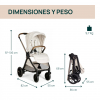 Carrito Trio Bellagio con capazo Flexi y Kory Plus Amber Glow