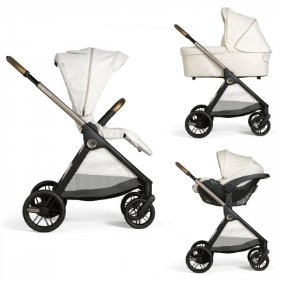 Carrito Trio Bellagio con capazo Flexi y Kory Plus Amber Glow