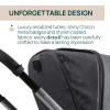 Carrito Trio Bellagio con capazo Flexi y Kory Plus Black Satin