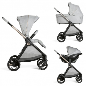 Carrito Trio Bellagio con capazo Flexi y Kory Plus Lunar Rock