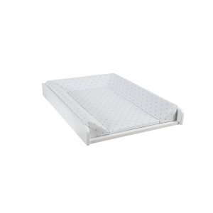 CAMBIADOR CÓMODA MICUNA CP-1969 BLANCO LUNARES BEIGE