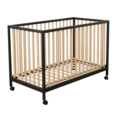 CUNA DE 120 X 60 MICUNA MOUNTAIN ANTRACITA/MADERA