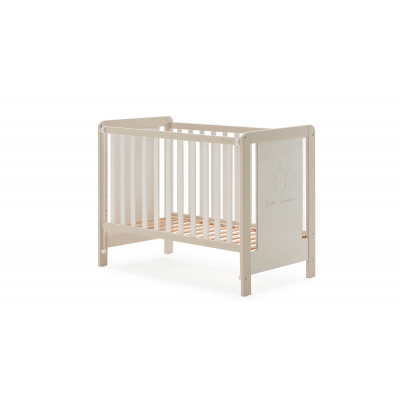 CUNA DE 120 X 60 MICUNA LUCIANA BLANCO/TOPO CON GRABADO