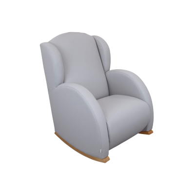 MECEDORA LACTANCIA FLOR SLOW SYSTEM MADERA/POLIPIEL GRIS MICUNA