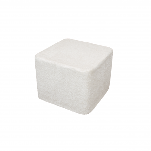 PUFF CUADRADO MICUNA BORREGUITO BLANCO