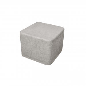 PUFF CUADRADO MICUNA BORREGUITO GRIS