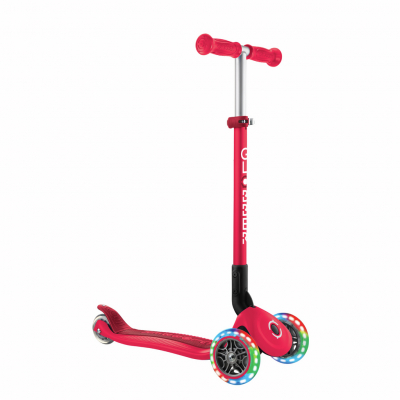 Patinete Primo Foldable Lights Red