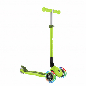 Patinete Primo Foldable de Luces Verde Lima