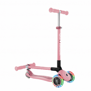 Patinete Primo Foldable Lights Pastel Pink