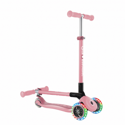 Patinete Primo Foldable Lights Pastel Pink