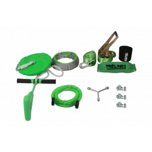 Tirolina 30m con Sistema de Freno Quickset